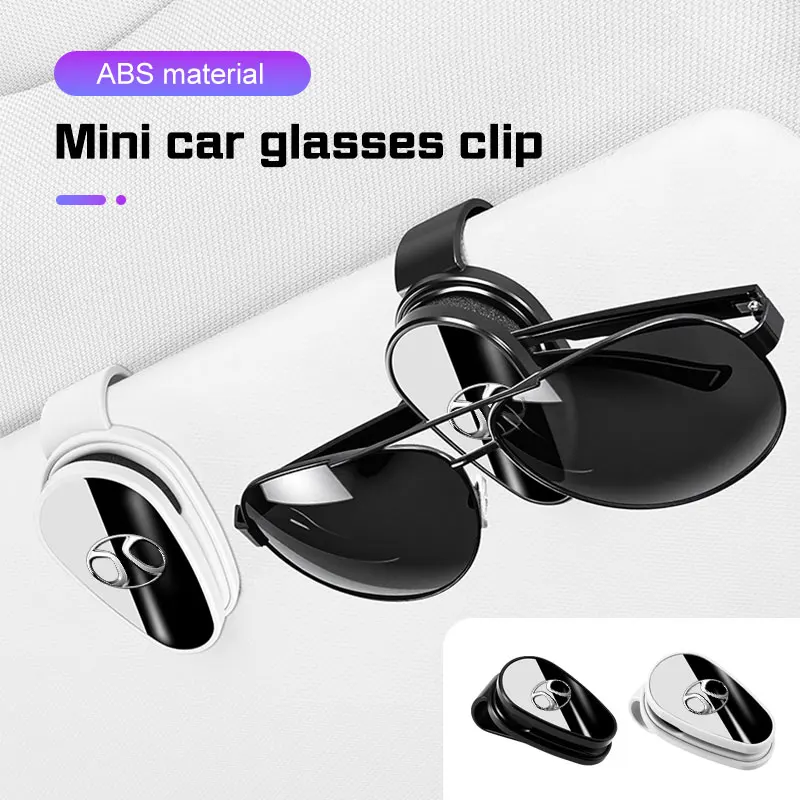 Car Sun Visor Glasses Clip for Baic Senova X7 X35 X55 X65 Beijing BJ40 BJ80 BJ30 BJ60 D50 D60 Eyeglass Storage Sunglasses Holder