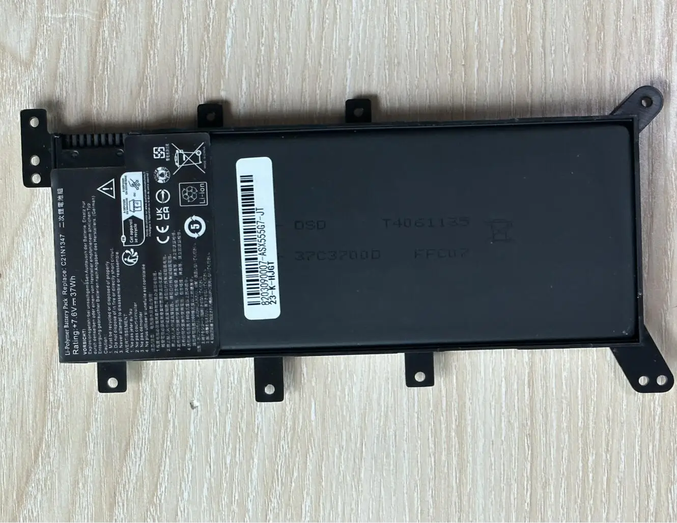 Laptop Battery For ASUS X555 X555L X555LD X555LF X555LA X555LB X555LI X555LJ X555LN F555A F555U A555L K555L C21N1347 38Wh 7.6V