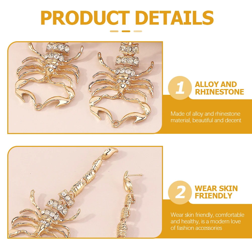 

Geometric Earrings Dangle Scorpion Fashion Statement Earrings For Women Fashion Jewelry for Women Bling Statement Gifts