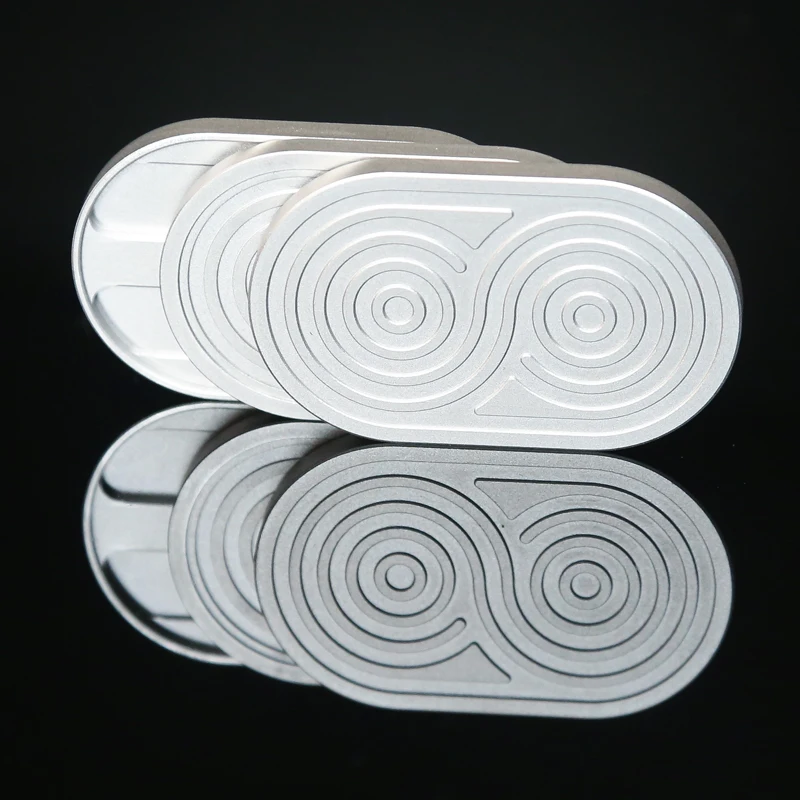 Cool Fidget Slider Fidget Spinner Adult EDC Metal Fidget Toy Hand Spinner Autism Sensory Toys Anxiety Stress Relief Adult Gifts