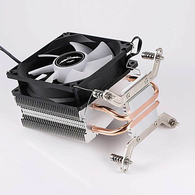 Qiuzaim Koeling 90Mm Ventilator 2 Heat Pipe Cpu Processor Installeren Lga 2011X79X99 E5 2066 Snelle Koeling Pwm Snelheidsregeling Stil