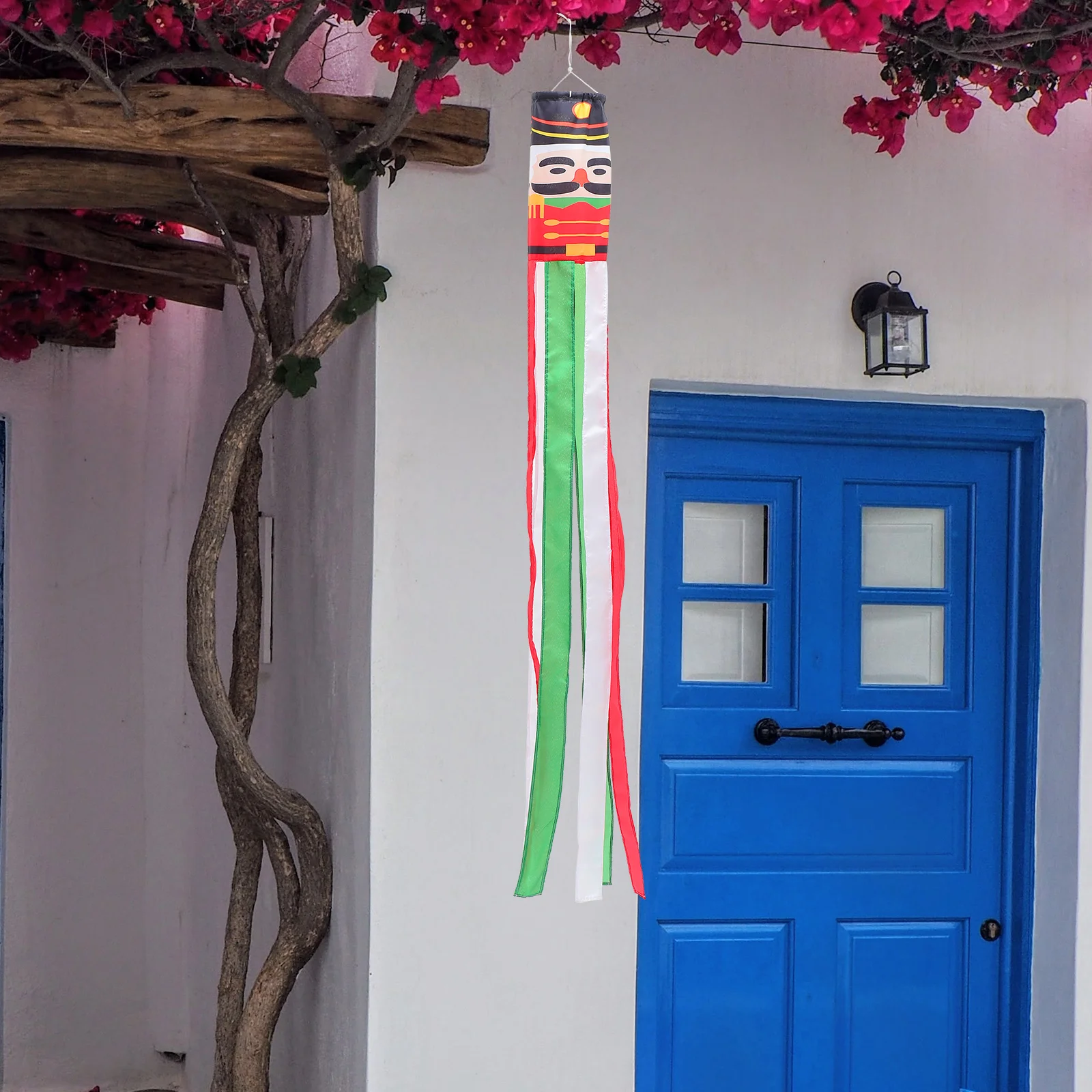 

Nutcracker Air Tube Flag Hanging Christmas outside Household Beautiful Decoration Outdoor Polyester Decorations