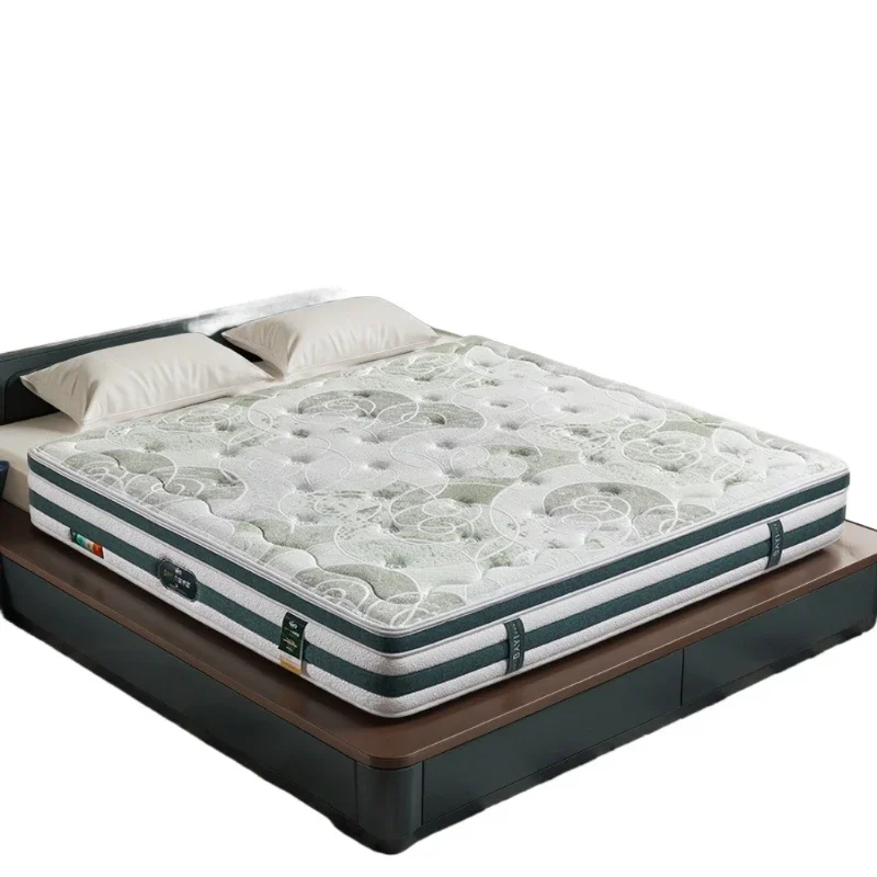 High-grade orthopedic bag spring mattress porous latex, medium hardness roll box