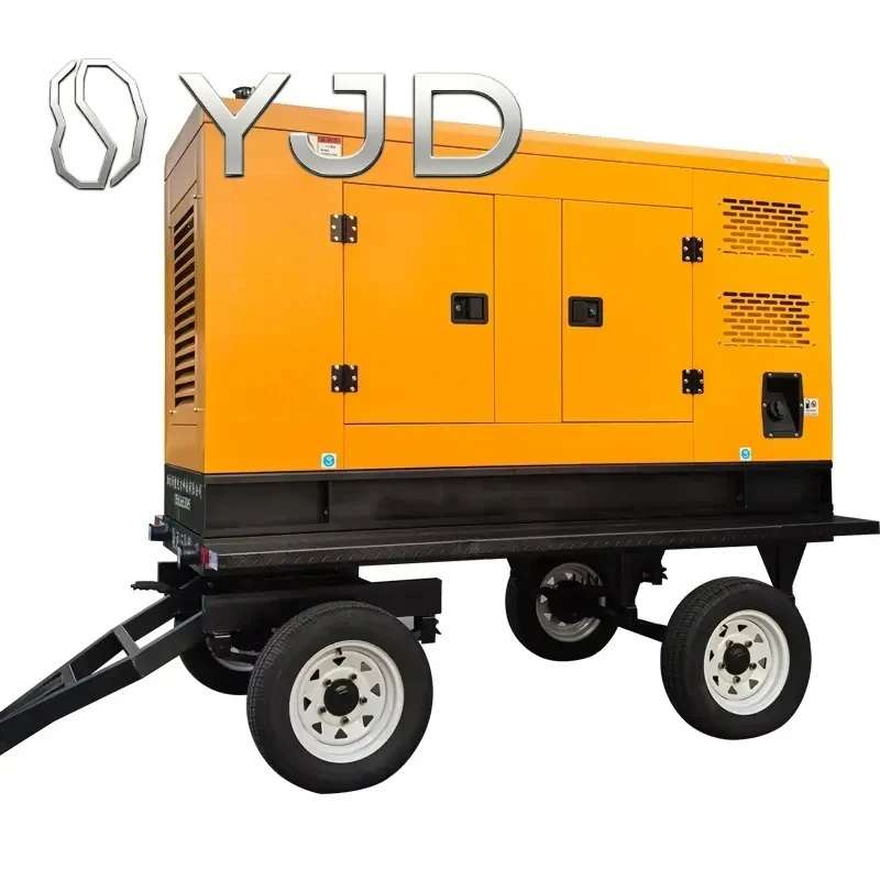 Hot Sale High Quality Engine Portable Power Generator Weichai 30-2000KW Low-Noise Mobile Generator with Trailer
