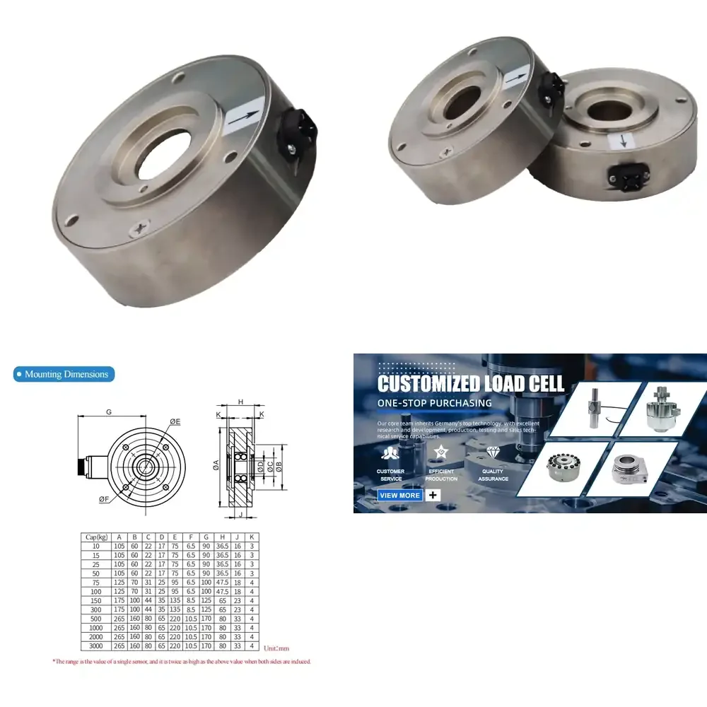 

Датчик силы/натяжения консольного типа из легированной стали 10 кг, 50 кг, 100 кг для контроля натяжения при намотке и онлайн-измерения натяжения