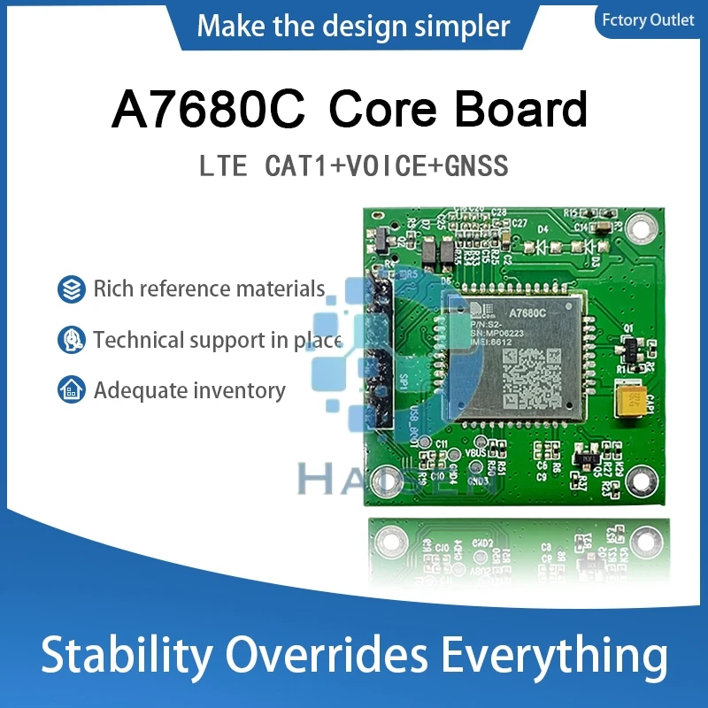 HAISEN SIMCOM A7680C Core Board LTE CAT1 Voice GNSS Development Board Module Modem A7680