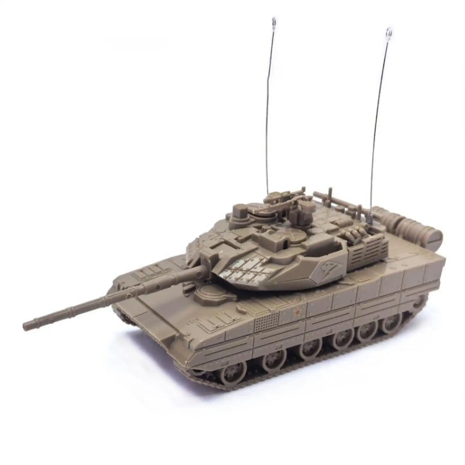 2 pièces 1/72 artisanat modèle de construction réservoir modèle Kits pour affichage souvenir enfant jaune