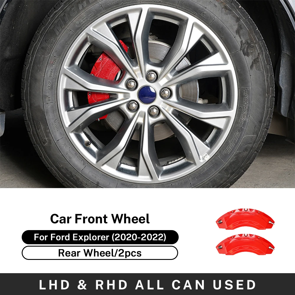 For Ford Explorer 2020 2021 2022 2023 Red Aluminum Top Quality Car Front Rear Wheel Disc Brake Caliper Cover Auto Accessories