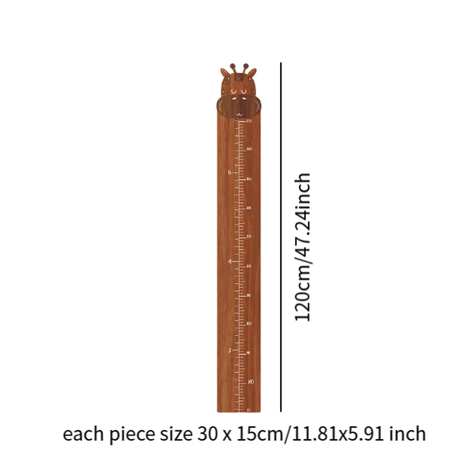 Height Growth Chart Decorative Height Measurement for Kids Growing Girls