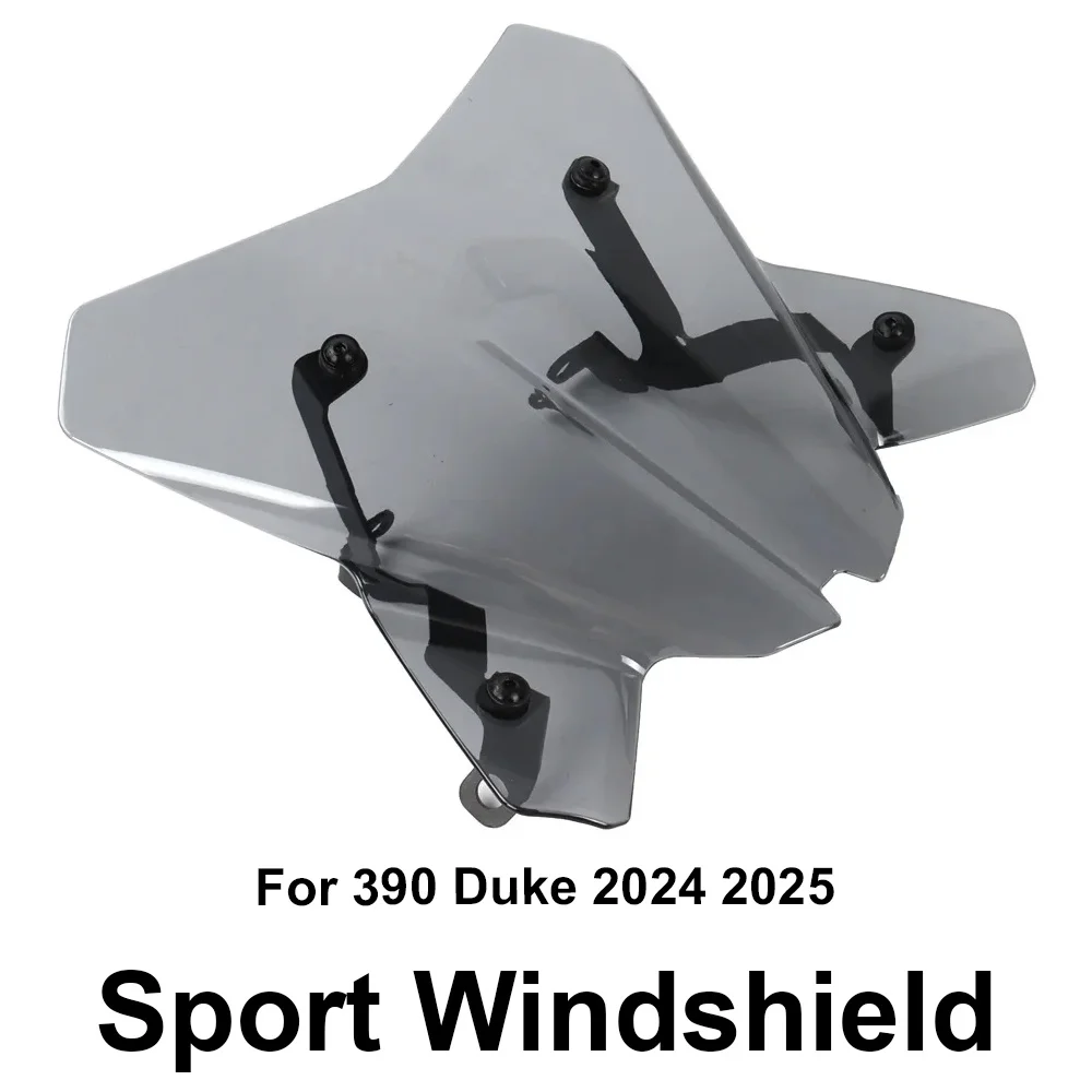 Parabrisas de motocicleta 390DUKE 2024, pantalla deportiva, carenado de parabrisas, Kits deflectores de viento delanteros para 390 Duke 2024, nuevos accesorios
