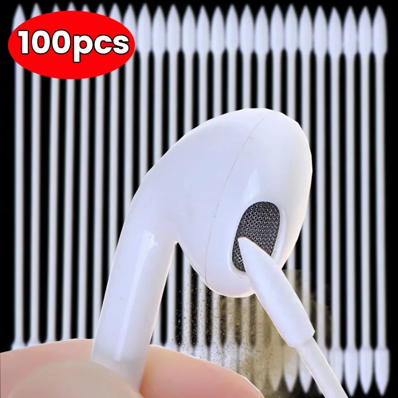 Dust Free Disposable Cleaning Swab Cotton for AirPods Earphone Headphone Keyboard Phone Charge Port Cleaner for iPhone Samsung