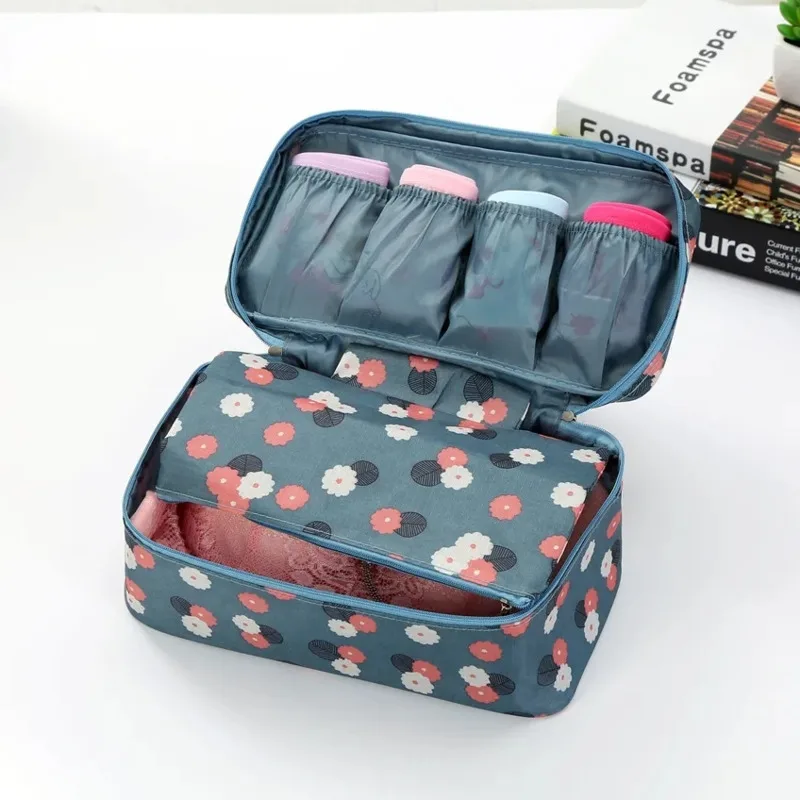 Waterproof Travel Underwear Storage Bag para mulheres, Calças de roupas portáteis, Sacos Organizadores de Sutiã, Meias Cubo de Embalagem, Feminino,