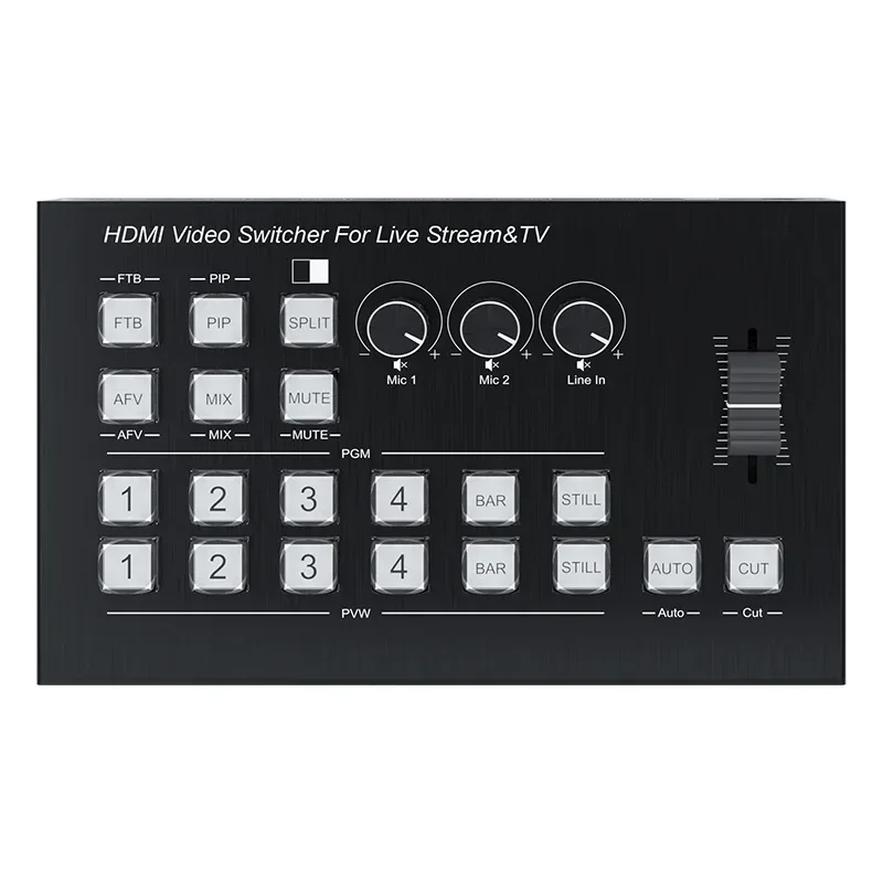 2026 Live Streaming Switcher Video Cast Switching & Replay Controller Mix Broadcast Switcher Splitters & Converters