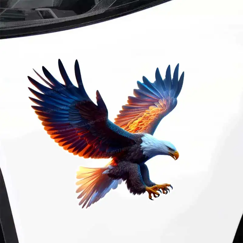 Domineering  Eagle Animal Car Sticker Waterproof Vinyl Decal on Bumper Rear Window Laptop Decal For Car Accessories  TM127