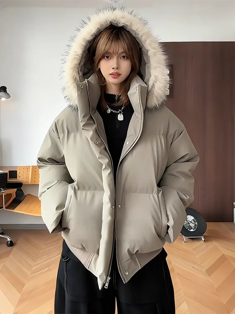 شتاء جديد بولي Leather الجلود سترة معطف الرجال ort Thi الدافئة القطن الأمريكية العصرية الخبز Sle ملابس خارجية الوقوف صالح الشباب Faion