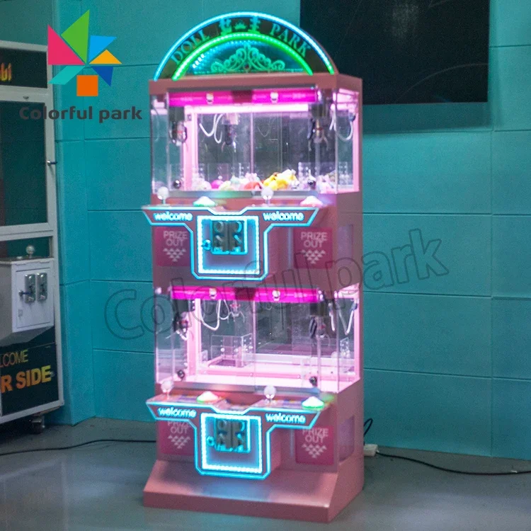 

colorful park claw crane machine cheap claw machine claw machine for sale