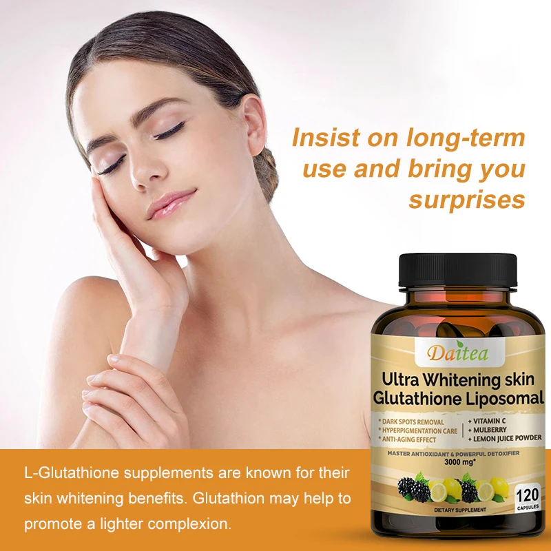 Collagen Glutathione Capsules - Powerful Antioxidants That Help with Immune Function, Boost Metabolism, Repair and Cleanse