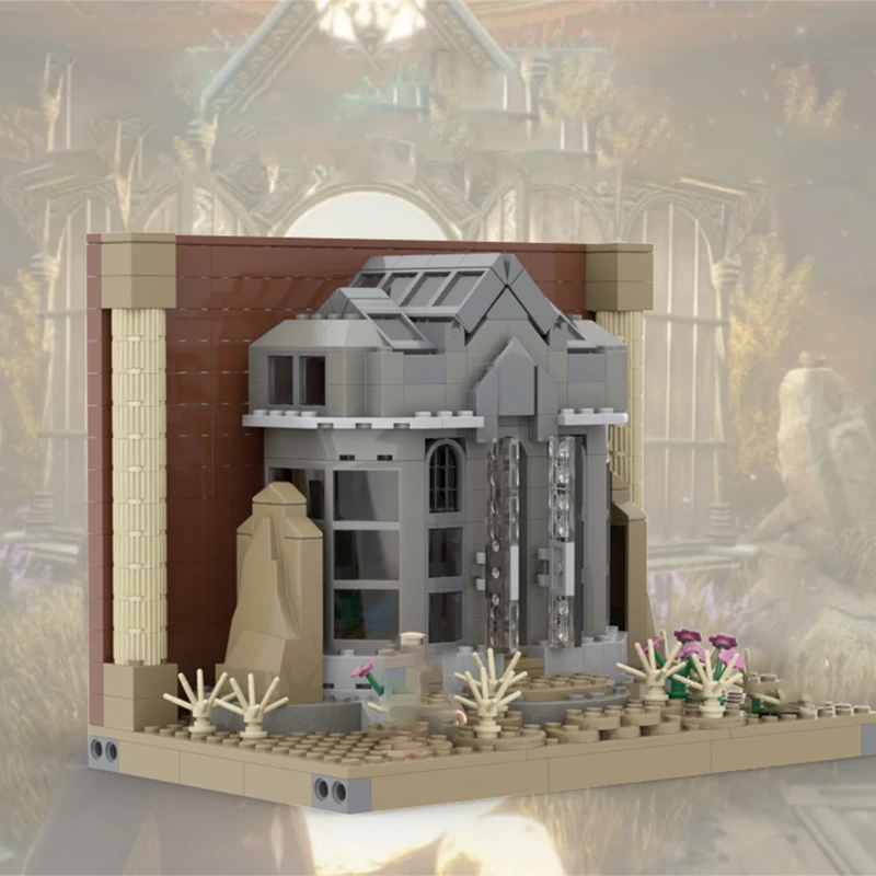 Wykwintny Nowy Produkt Klocki Konstrukcyjne MOC Magiczna Scena Filmowa Model Architektoniczny Technologiczny Modułowy Zabawka dla Dzieci Prezent Zestaw DIY