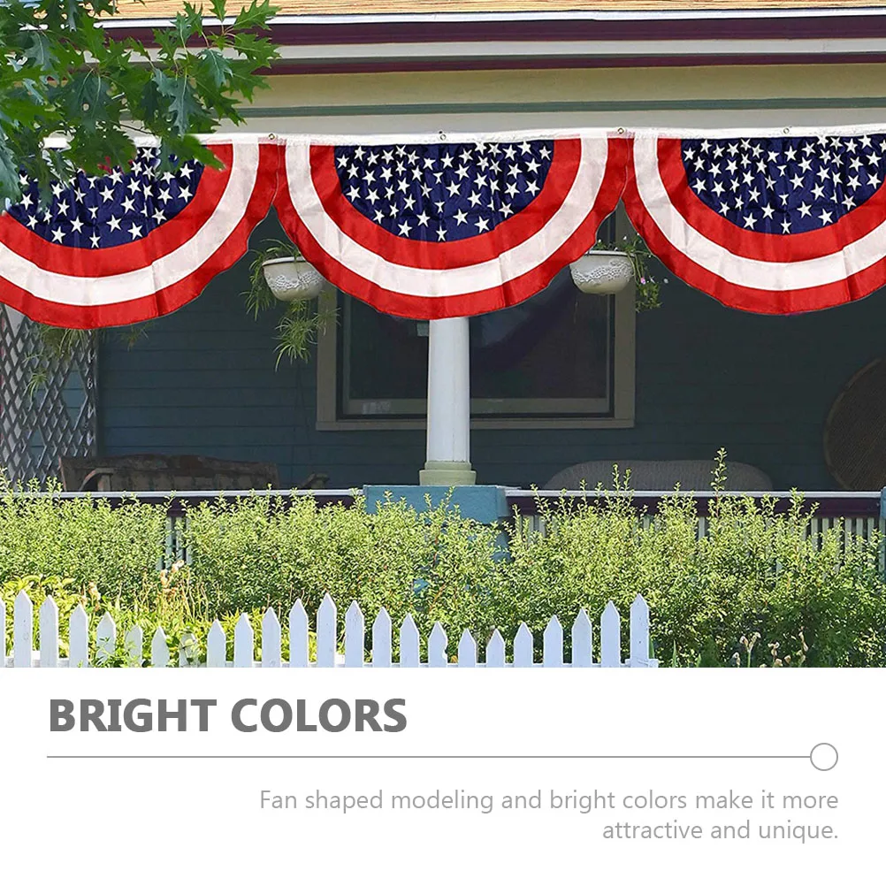 

10Pcs Premium Printed Independence Day Flags Festive Garden Banners For Celebrations