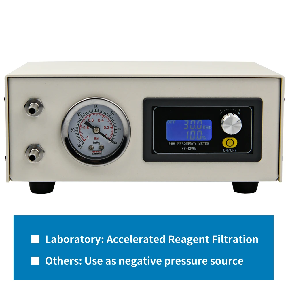 Kamoer-bomba de vacío de diafragma sin aceite, 0-10L/min KCVP, 24V, Motor BLDC, presión negativa, 0,085mpa, bomba de succión para análisis de