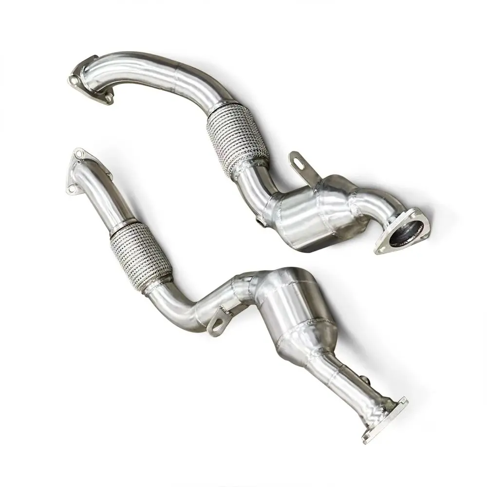 OEM Exhaust downspipe for stainless steel exhaust pipes of Porsche Cayenne 957 3.6/4.8T 2006-2010 automotive exhaust system