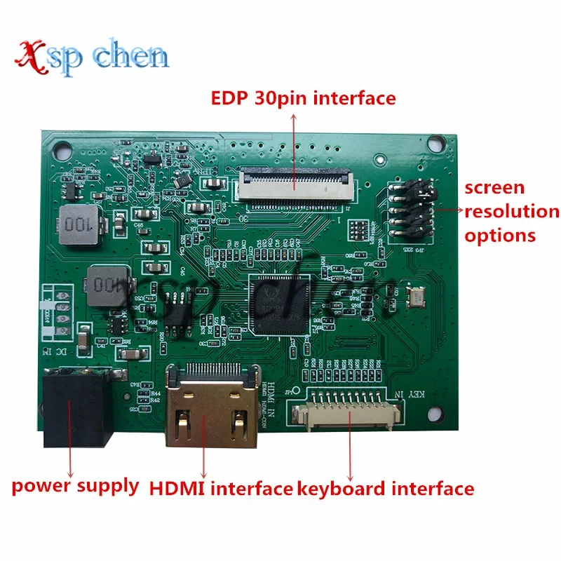 30pin EDP universal driver board HDMI driver board supports LCD screen resolution 1280*800 1366*768 1920*1080 1920*1200