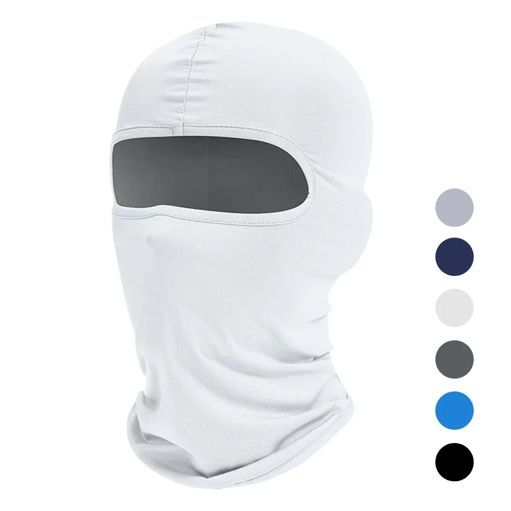 Balaclava Vollgesichtsmaske für Wandern, Radfahren, Camping, Jagd, Airsoft, Fahrrad-Kopfbedeckung, Sommer-Skimaske für Männer und Frauen, Wanderschals – Detail 1