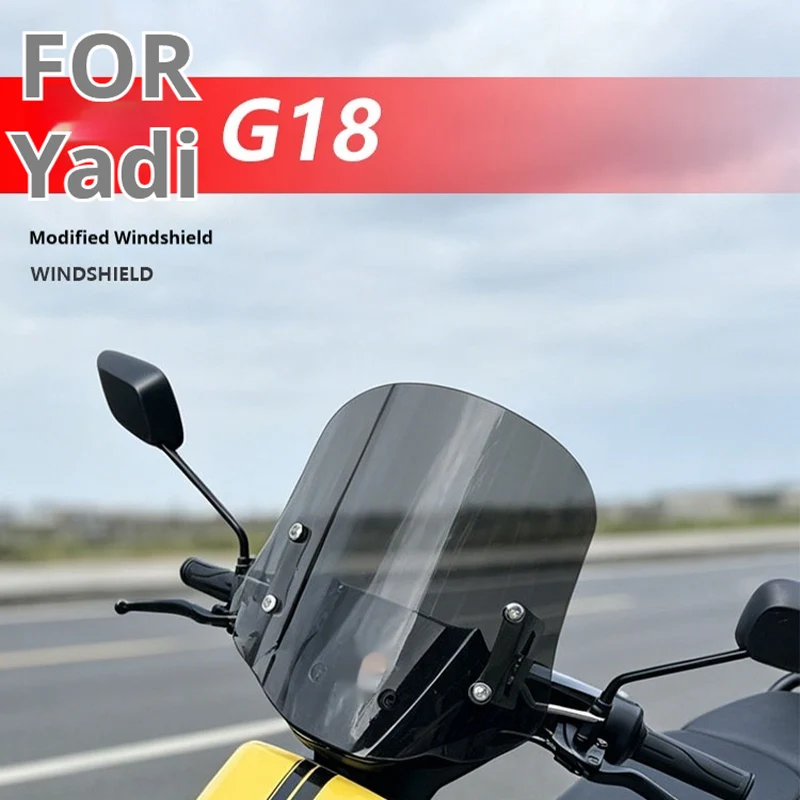 Modified Clear Chest Windscreen Accessories For Yadea G5 G18 G36 Electric Scooter