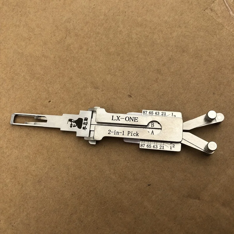 New Product LISHI 2IN1 LX-ONE lOCK Pick Tool Locksmiths tool