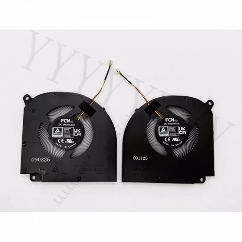 

Q+ Original for Gigabyte Gaming A16 GA6H RTX5070 CPU+GPU COOLING FAN R+L
