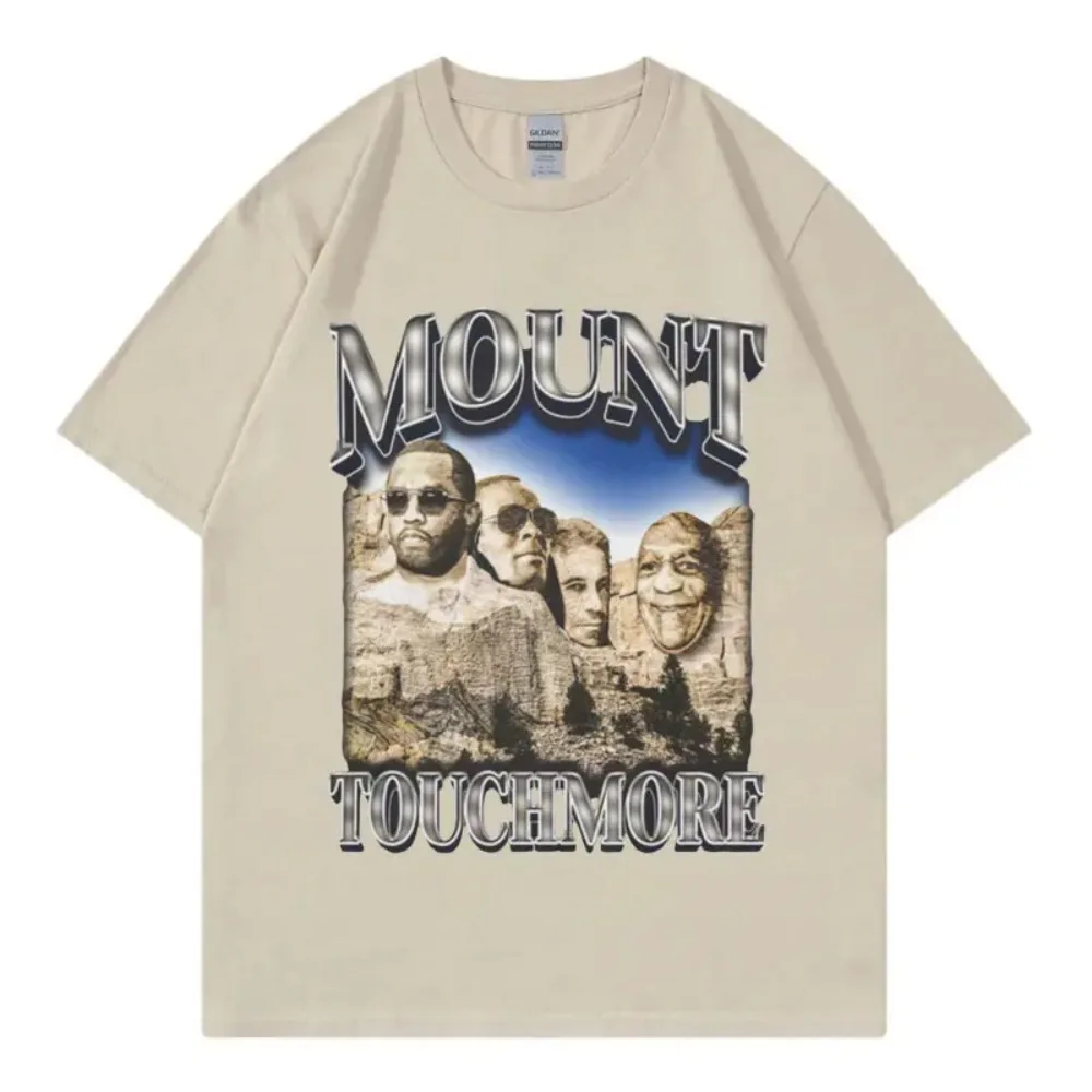 Lustiges P Diddy Mount Touchmore T-Shirt mit Rundhalsausschnitt, Hip-Hop-Vintage-Kleidung, kurzärmeliges T-Shirt, Modetrend, Streetwear-T-Shirts – Detail 12