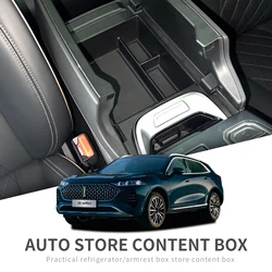 Smabee for WEY Coffee 01 Car Central Armrest Storage Box Center Console Tray Organizer Container Interior Accessories Tidying