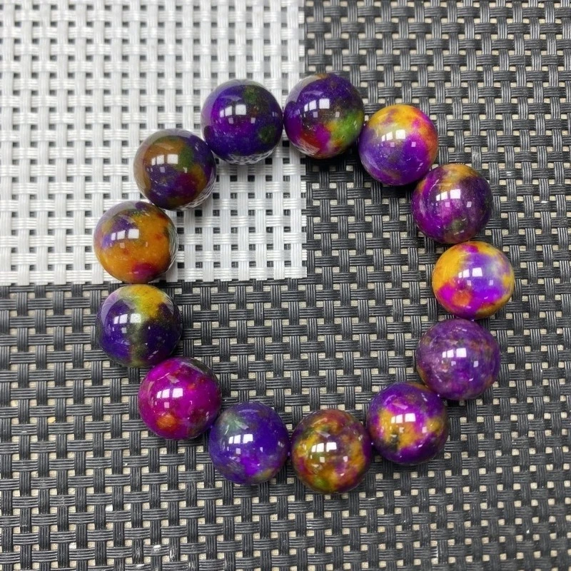 

Shugulai Colored Round Bead Bracelet, The Same Jewelry for Men and Women