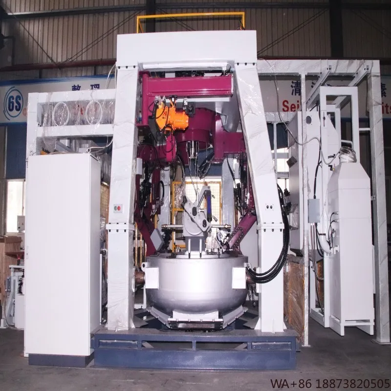 آلة صب القوالب الأوتوماتيكية ذات الضغط المنخفض القابلة للتخصيص لصب الهندسة المعقدة على الحائط الرقيق #1