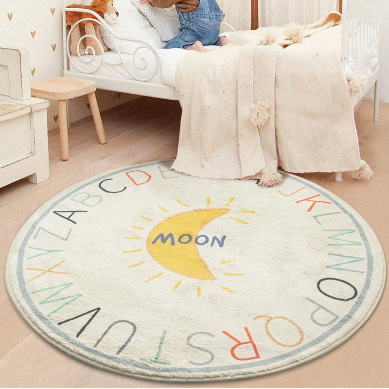 Flower Carpet Kids Crawling Mat Bedroom Decoration Cartoon Floor Mat Girls Room Carpet Decoration Salon Alfombra Sofa Decor