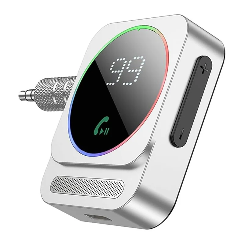 AA87 Bluetooth Aux Adapter For Car,Portable Bluetooth Car Adapter, Wireless Audio Receiver For Car /Home Stereo Speaker