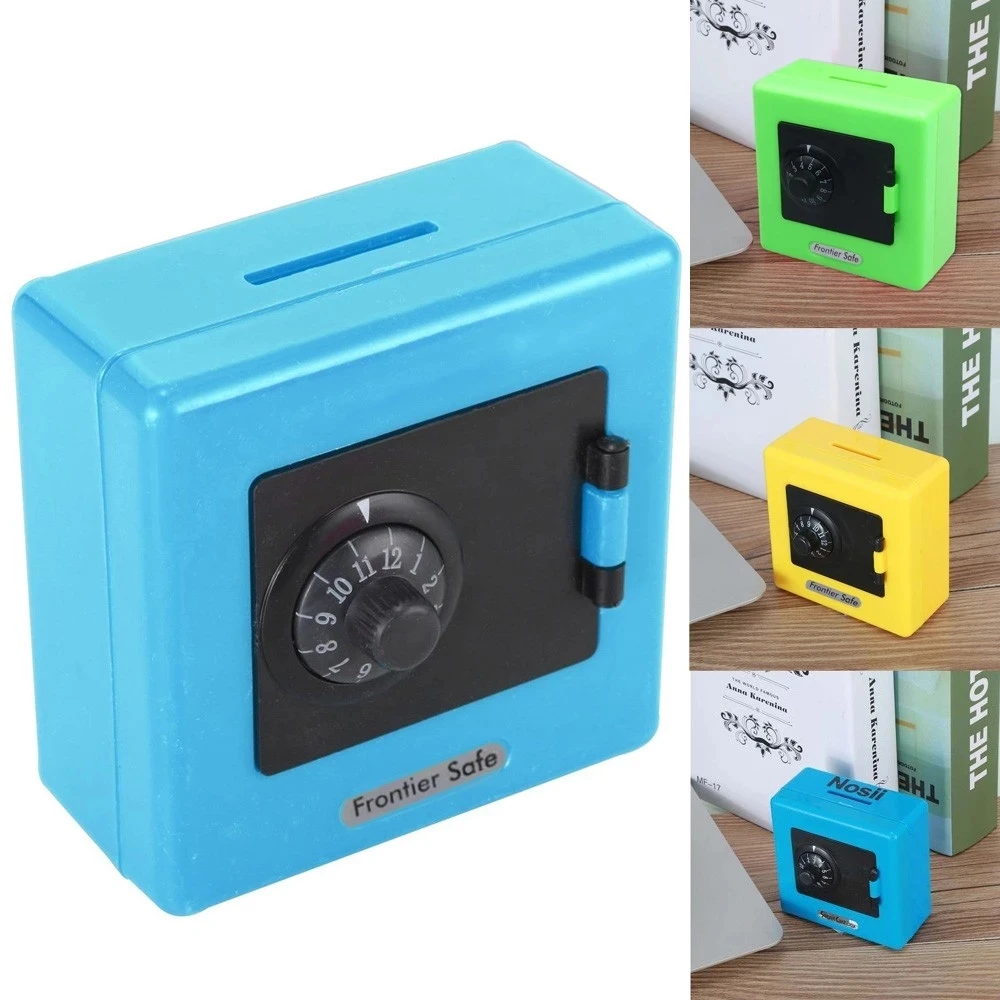 Mini ATM Piggy Bank ATM Machine Best Gift,Code Piggy Bank Money Counter Safe Box Coin Bank for Boys Girls Password Lock Case image 3