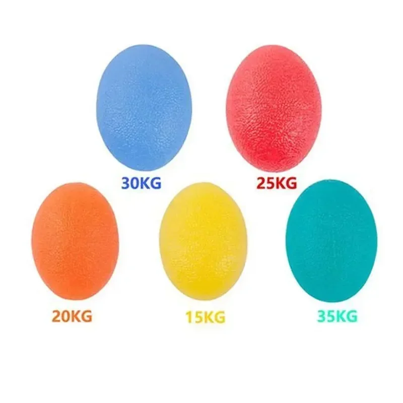 Silicone Egg Gripper Ball Fitness Hand Expander Strengthener Power Grip Ball Forearm Wrist Finger Exerciser Trainer Decompress