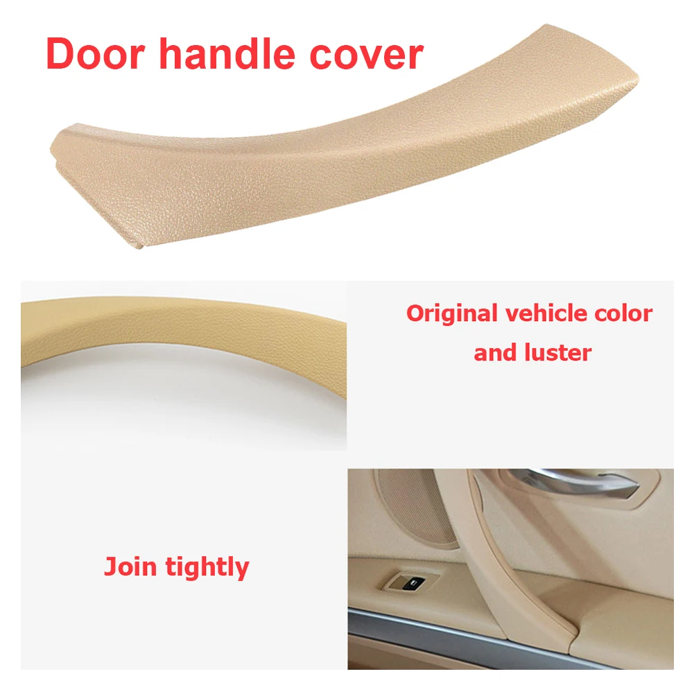 Interior Door Panel Pull Trim Cover Easy Installation Door Panel Handle Interior Pull for BMW E90 E91 316318/320/325/328/330/335