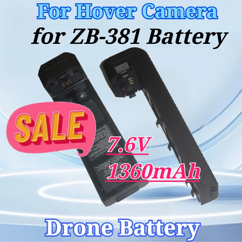 

For ZB-381 7.6V 1360mAh Drone Batterys for Hover Camera Passport HC-6428 High Quality Lithium-ion Replacement Battery