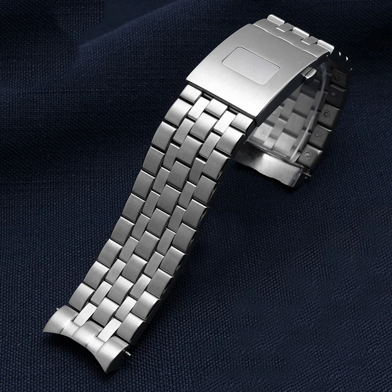 Stainless Steel Strap 20mm 21mm Men\'s Watch Accessories for IWC Pilot Bracelet Mark 17 18 Little Prince IW377717 IW377710