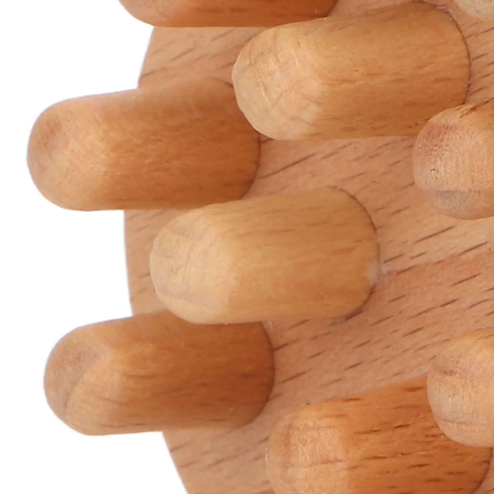 تصميم أداة تدليك فروة الرأس الخشبية لتخفيف التوتر واسترخاء العضلات وتحسين عملية التمثيل الغذائي لمدلك الرقبة