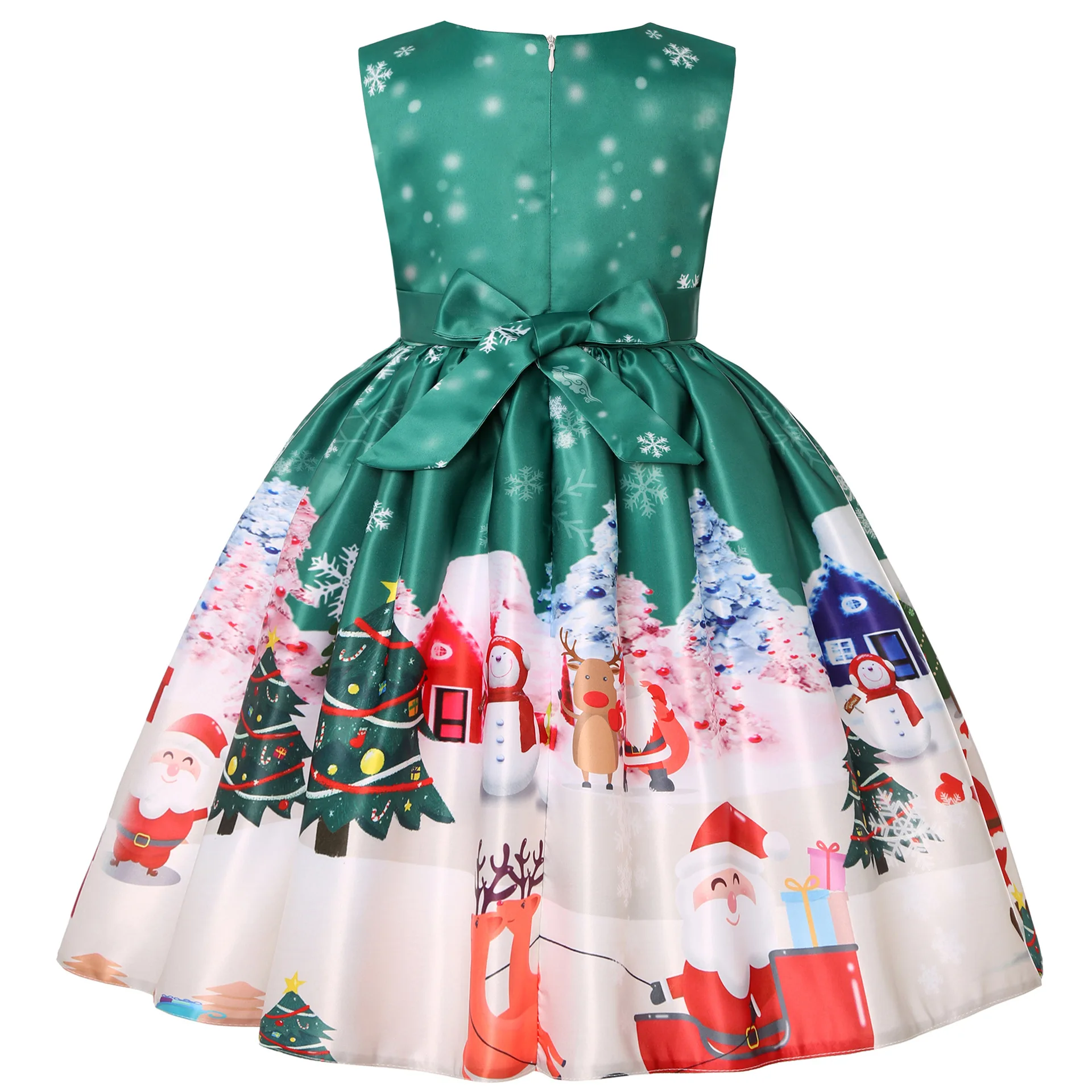 Girls Christmas Holiday Dress Novelty Princess Dress Formal Wedding Dress