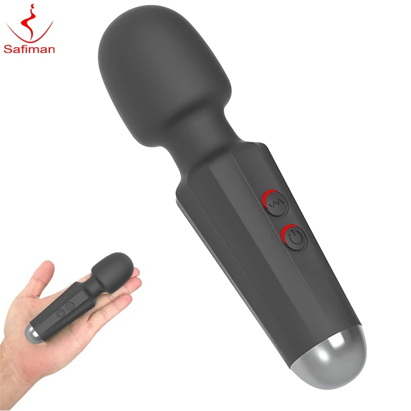 

Vibrator Wand Adult Sex Toy Mini G Spot Dildo Sex Vibrators Female Clitoris Stimulation 10 Vibration Modes Rechargeable Massager