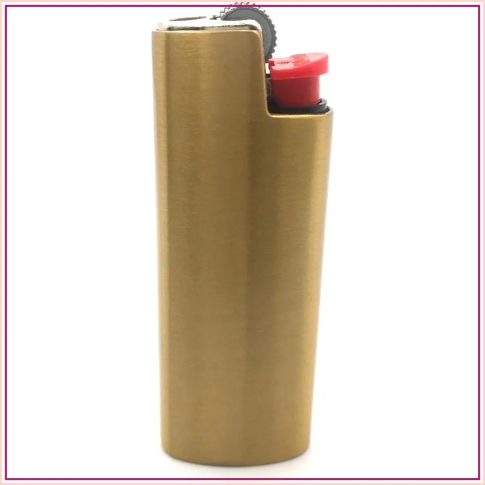 

Vintage Metal Lighter Case Cover Holder Sleeve for Bic Mini Lighter