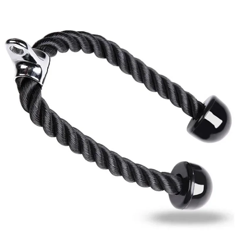 Gym Accessories Fitness Tricep Rope Cable Pull Down Rope Exercise Equipment Weights Handles Workout Muscle Training For Fitness