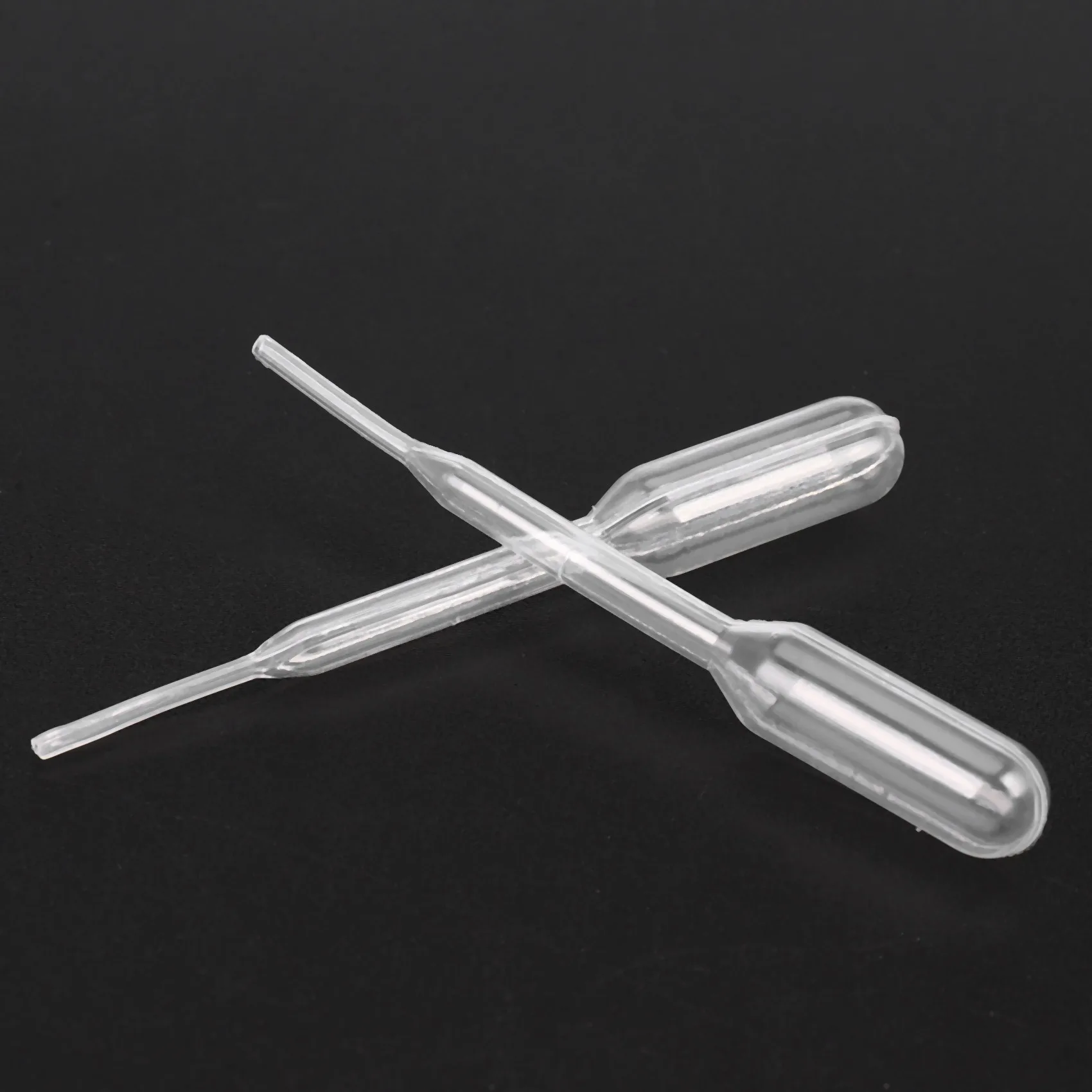 300 peças pipetas graduadas conta-gotas de polietileno (0,2ml)