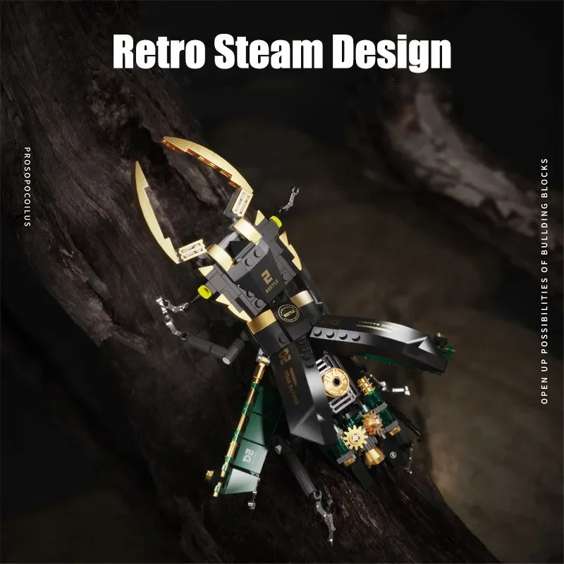 T7002 Heavy duty Sawblade, Spade, Armor, Steaming, Da Vinci Series, Assembled Building Blocks, Ornaments, Trendy Toys, Gift Mode
