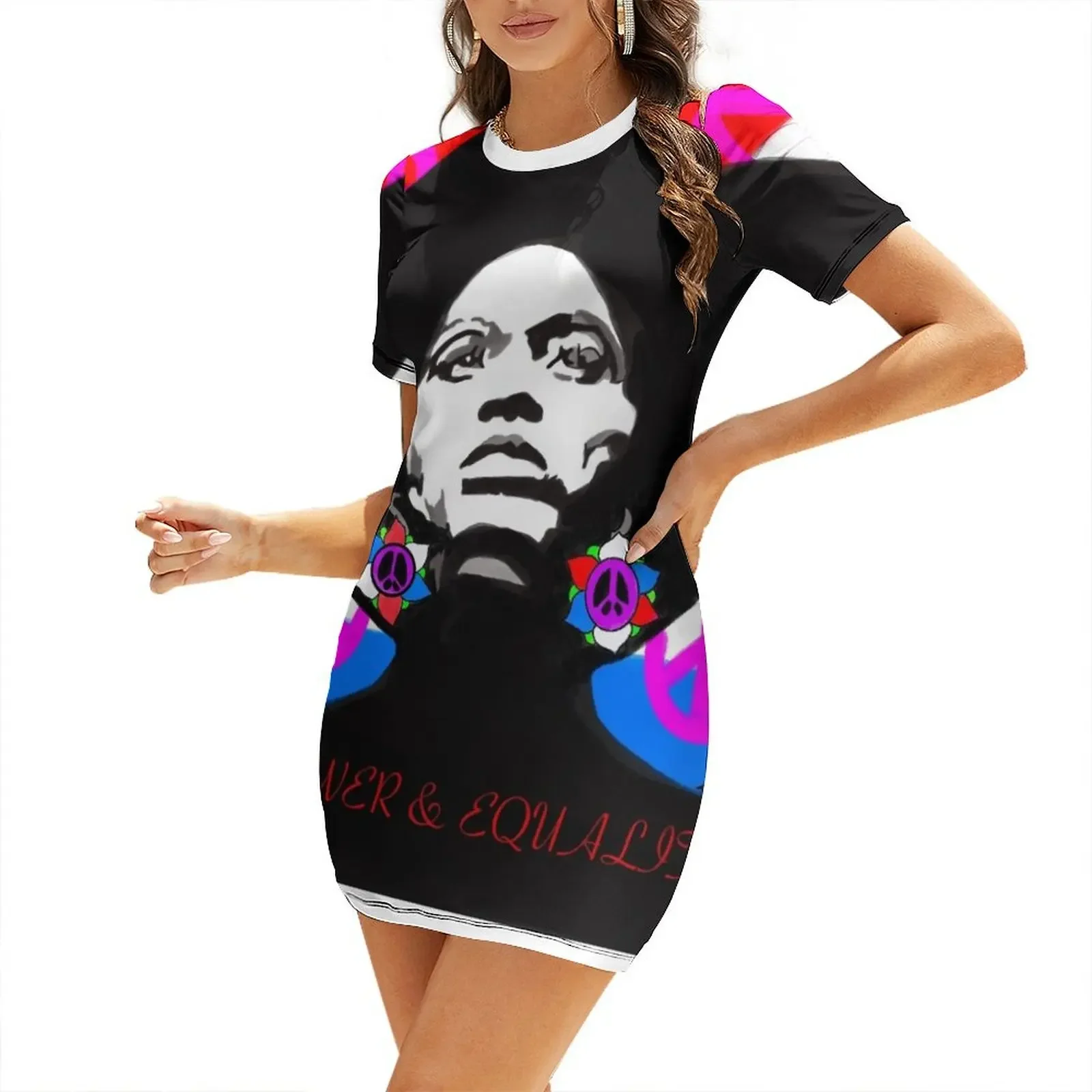 

Power & Equality Short-Sleeved Dress sexy short dresses daring summer dress for women 2025 beach dresses Dress