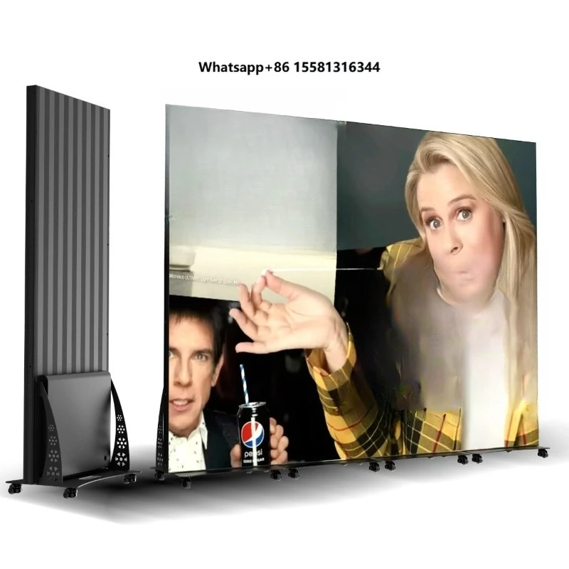 Indoor Advertising Led Poster Screen P1.75 P2.19 P2.59 Hd Smart Led Mirror Poster Display Screen Outdoor Led Screen